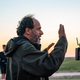 Director Luca Guadagnino on the set of Bones And All.